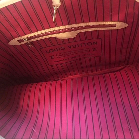 Authentic Louis Vuitton neverfull MM pivone NEW - Picture 8 of 11